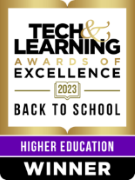 The 2023 Tech & Learning Awards of Excellence Higher Education for dialog UVHF